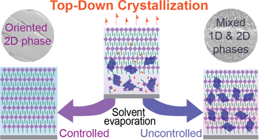 Oriented chiral perovskites